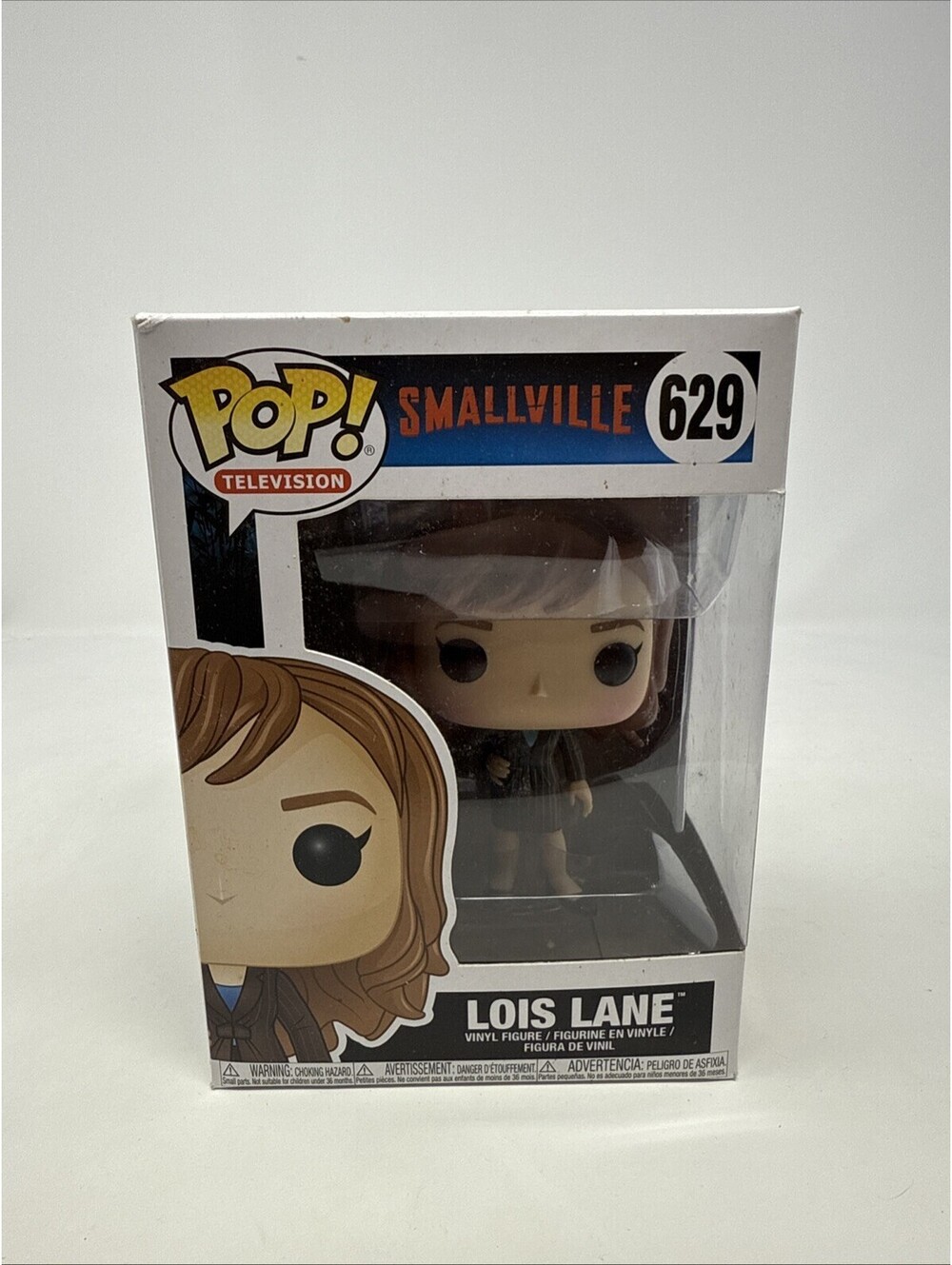 Funko Pop! Television Smallville Lois Lane #629 Vinyl Figure Vaulted Damaged Box
